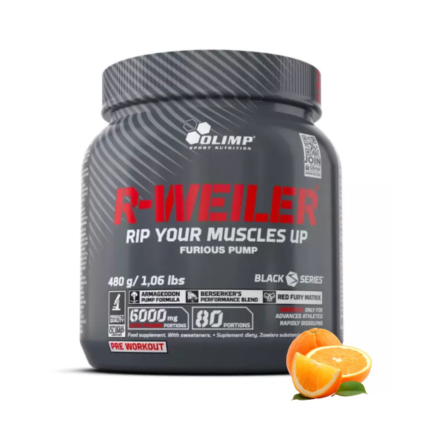 Передтренувальний комплекс Olimp R-Weiler (апельсин) 480 г