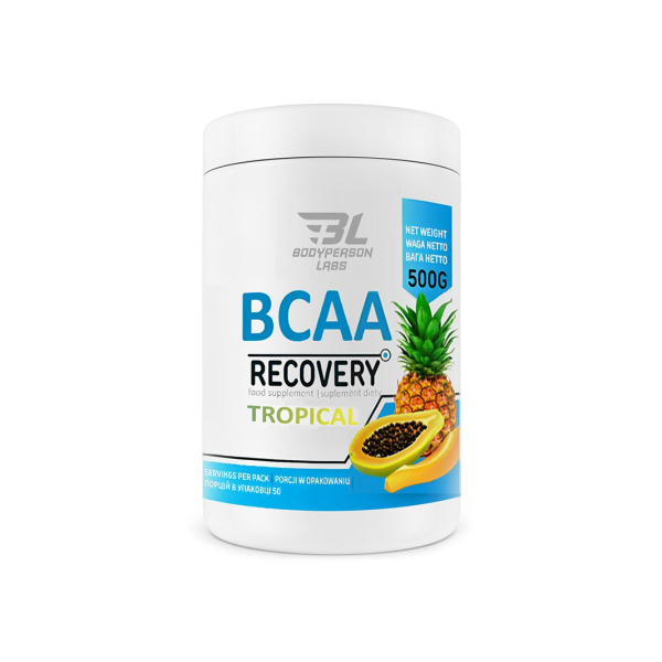 Амінокислоти Bodyperson Labs BCAA Recovery (тропічний) 500 г