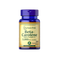 Бета-каротин Puritan's Pride Beta-Carotene, 10000 IU, 100 софтгелів