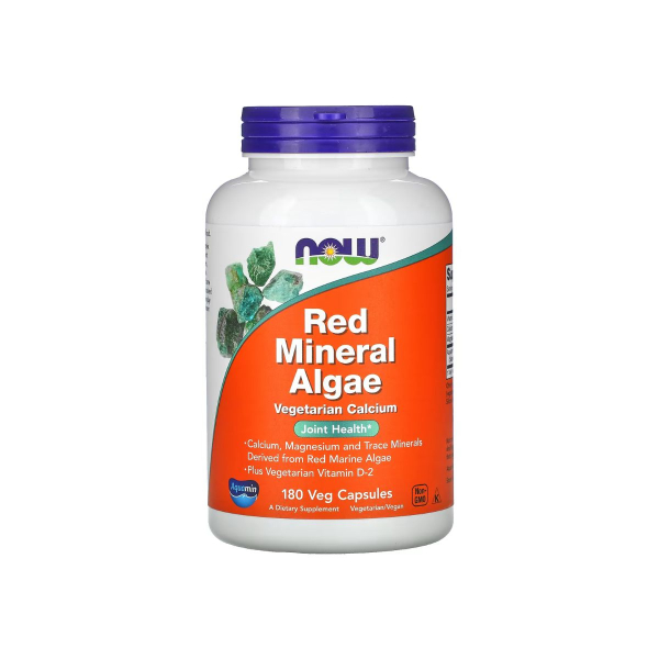 Червоні водорості Now Foods Red Mineral Algae (Aquamin), 180 капсул