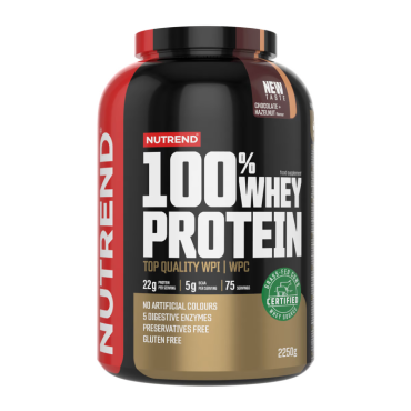 Протеїн Nutrend 100% Whey Protein (шоколад + фундук) 2250 г