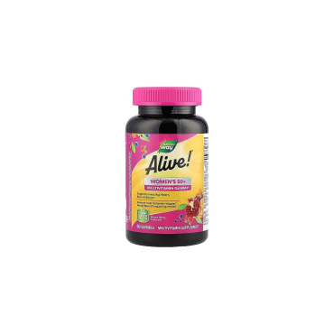 Вітаміни для жінок 50+ Nature's Way Alive! Womens 50+ Multi Gummy, 60 жувальних таблеток
