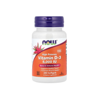 Вітамін Now Foods Vitamin D-3, 5000 IU, 240 софтгелів