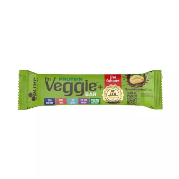 Протеїновий батончик Olimp I'm Veggie Protein + (шоколад-горіх) 50 г 