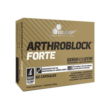 Хондропротекторный комплекс Olimp Arthroblock Forte Sport Edition, 60 капсул