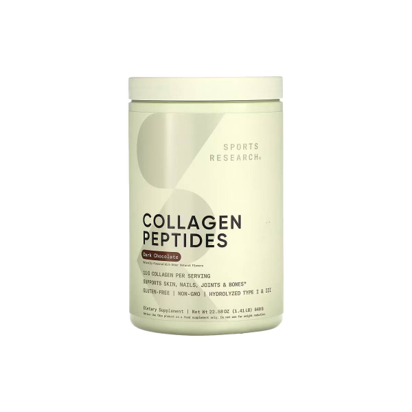 Колагенові пептиди Sports Research Collagen Peptides (темний шоколад) 640 г