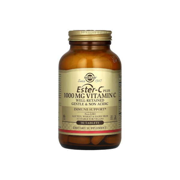 Вітамін Solgar Ester-C Plus Vitamin C, 1000 мг, 90 таблеток