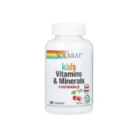 Мультивітаміни Solaray Children's Multi-Vitamin, 120 жувальних таблеток