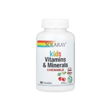 Мультивітаміни Solaray Children's Multi-Vitamin, 120 жувальних таблеток