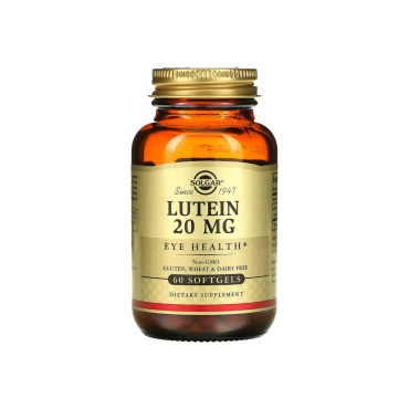 Лютеїн Solgar Lutein, 20 мг, 60 софтгелів