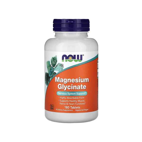 Гліцинат магнію Now Foods Magnesium Glycinate, 180 таблеток