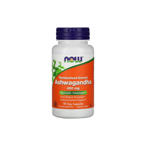 Ашваганда Now Foods Ashwagandha Extract, 450 мг, 90 капсул