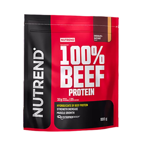Протеин Nutrend 100% Beef Protein (шоколад+лесной орех) 900 г