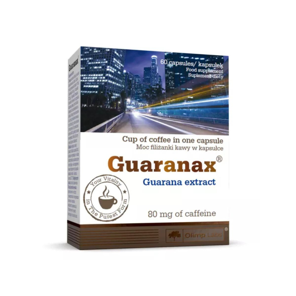 Добавка Olimp Guaranax (80 мг кофеїну) 60 капсул