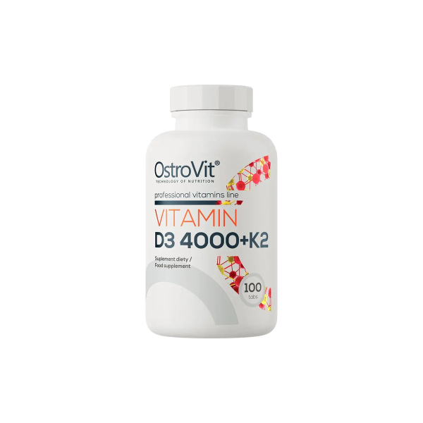 Вітамін OstroVit Vitamin D3 4000 + K2, 100 таблеток