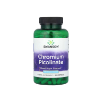 Піколінат хрому Swanson Chromium Picolinate, 200 мг, 200 капсул