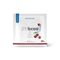 Амінокислоти Nutriversum 2:1:1 BCAA sugar free (кисла вишня) 6 г