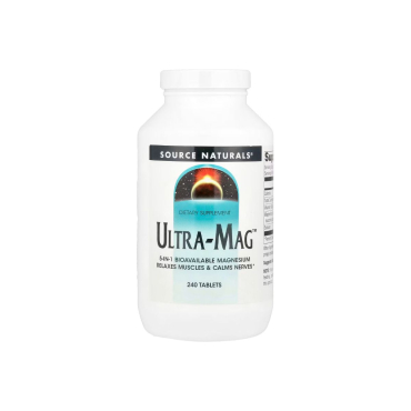 Комплекс с магнием Source Naturals Ultra-Mag, 240 таблеток