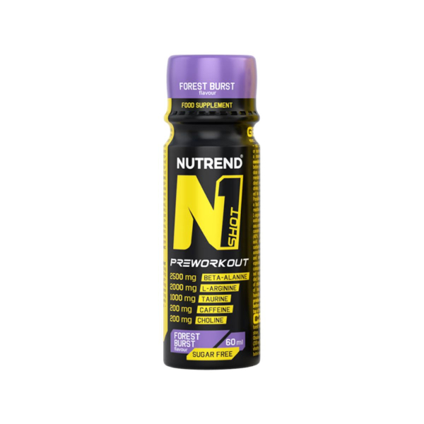 Передтренувальний комплекс Nutrend N1 Shot (лісовий вибух) 60 мл