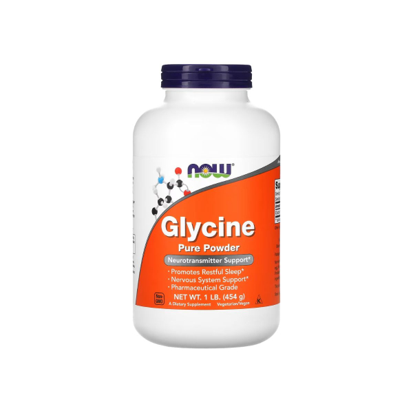 Аминокислота Now Foods Glycine Pure Powder, 454 г