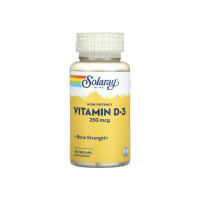 Вітамін Solaray Super Strength Vitamin D-3, 250 мкг, 60 капсул