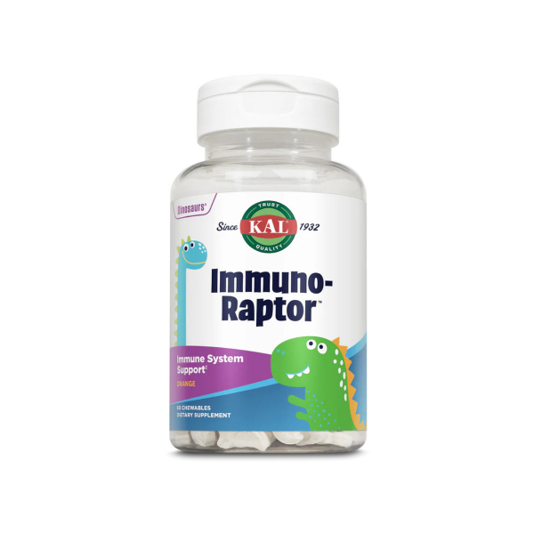 Детские витамины для иммунитета KAL ImmunoRaptor (апельсин) 60 жевательных таблеток