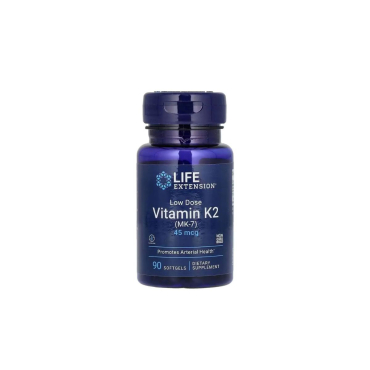 Вітамін Life Extension Low Dose Vitamin K2, 45 мкг, 90 софтгелів