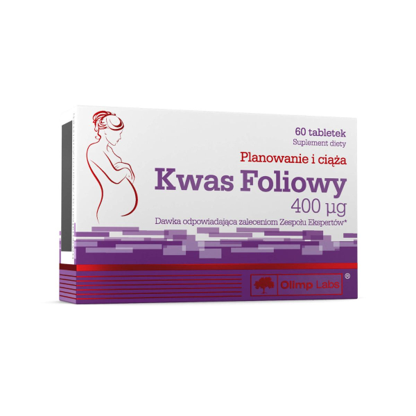 Фолієва кислота Olimp Kwas foliowy 400, 60 таблеток