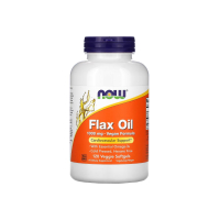 Льняное масло Now Foods Flax Oil Organic, 1000 мг, 120 софтгелей