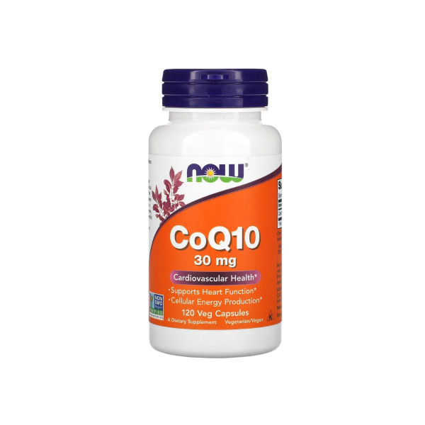 Коензим Now Foods Coenzyme Q10, 30 мг, 120 капсул