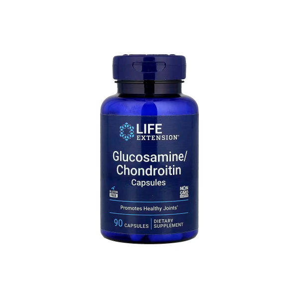 Глюкозамін та хондроїтин Life Extension Glucosamine/Chondroitin, 90 капсул