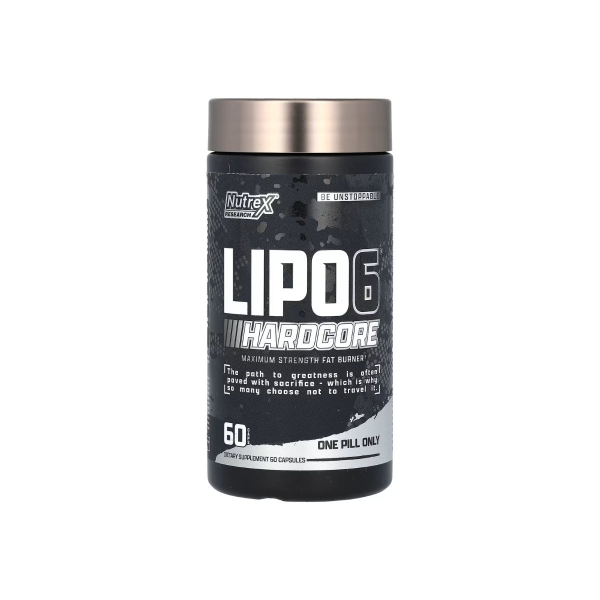 Жироспалювач Nutrex Research Lipo 6 Hardcore, 60 капсул