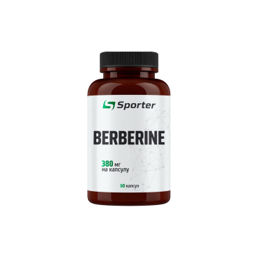 Берберин Sporter Berberine, 380 мг 60 капсул