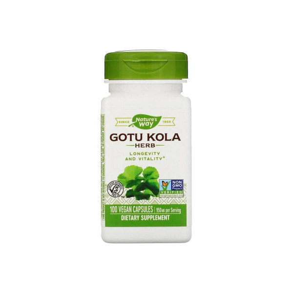 Готу кола Nature's Way Gotu Kola Herb, 950 мг, 100 капсул 