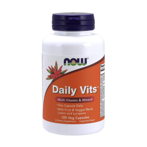 Мультивитамины Now Foods Daily Vits Multi, 120 капсул