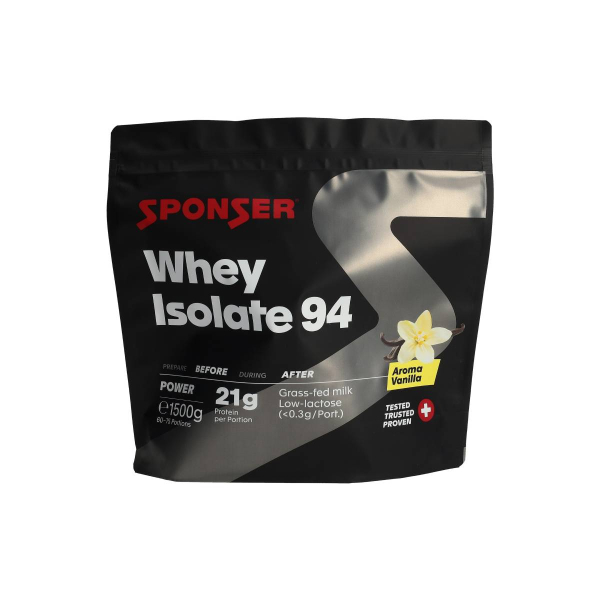 Изолят протеина Sponser Whey Isolate 94 (ваниль) 1500 г
