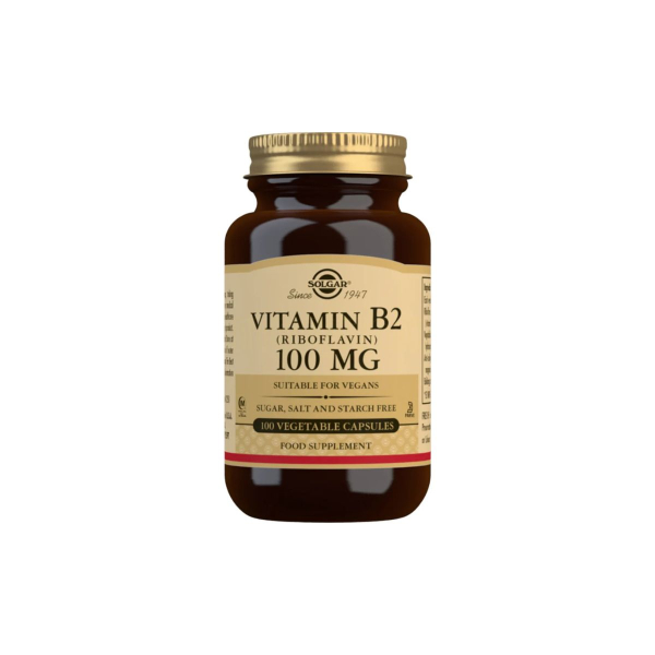 Вітамін Solgar Vitamin B2, 100 мг, 100 капсул