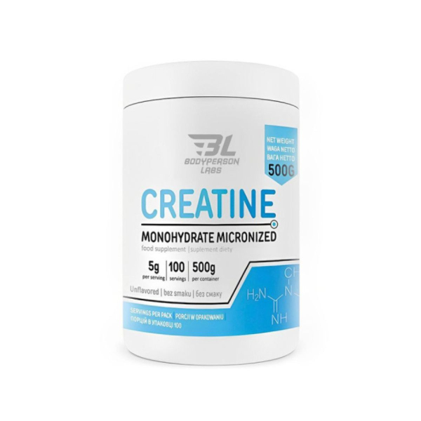 Креатин моногідрат Bodyperson Labs Creatine Monohydrate (чистий) 500 г