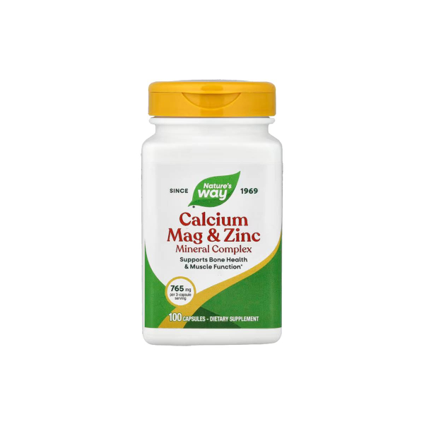 Кальций, магний и цинк Nature's Way Calcium-Magnesium-Zinc 100 капсул