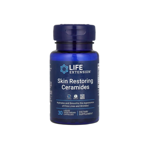 Добавка Life Extension Skin Restoring Ceramides, 30 капсул