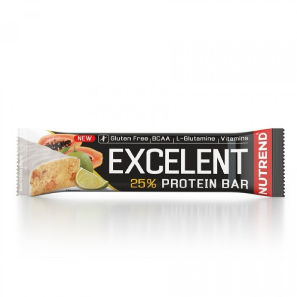 Протеїновий батончик Nutrend Excelent Protein bar (лайм + папайя) 85 г
