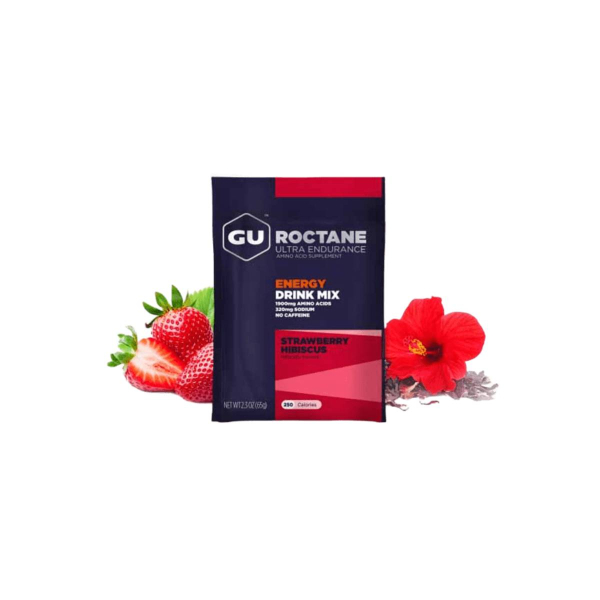 Изотоник GU Energy Roctane (клубника - гибискуп) 1 х 65 г
