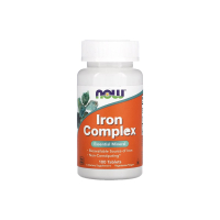 Залізо Now Foods Iron Complex, 100 таблеток