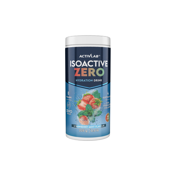 Ізотонічний напій Activlab ISO Active Zero (полуниця - м'ята) 225 г 