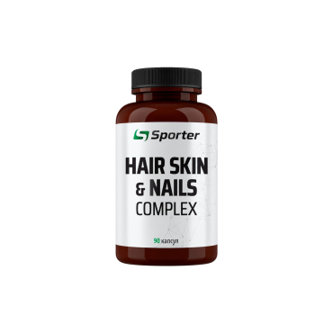Комплекс для волос кожи и ногтей Sporter Hair Skin & Nails, 90 капсул