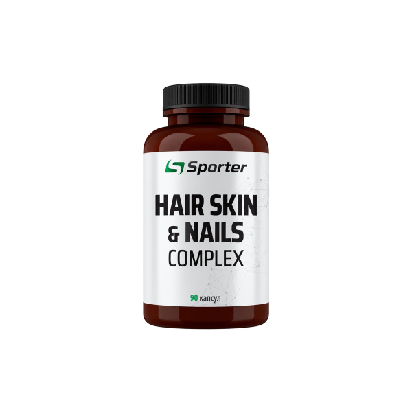 Комплекс для волос кожи и ногтей Sporter Hair Skin & Nails, 90 капсул