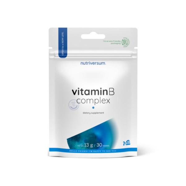 Комплекс вітамінів Nutriversum Vitamin B-Complex, 30 таблеток