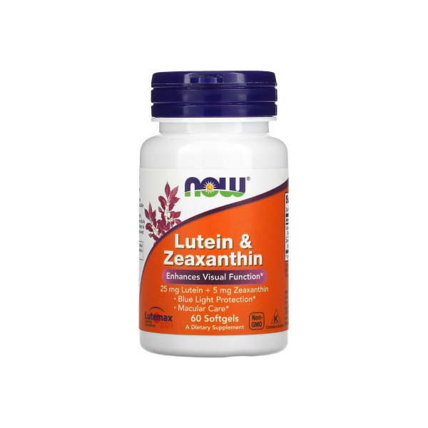 Лютеїн і зеаксантин Now Foods Lutein & Zeazanthin, 60 софтгелів