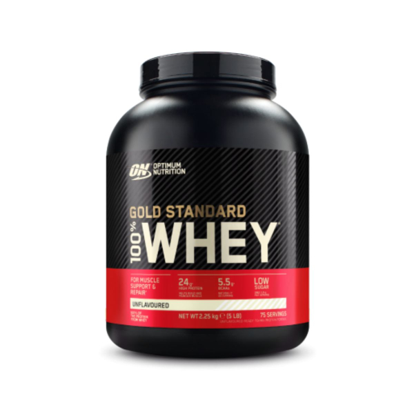 Сироватковий протеїн Optimum Nutrition Gold Standard 100% Whey (без смаку) 2250 г