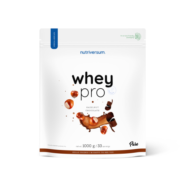 Протеин Nutriversum Whey Pro (шоколад с фундуком) 1000 г